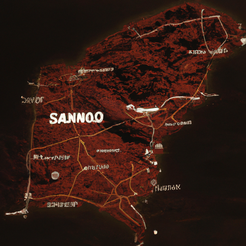 Ubicación referencial en Santiago, Chile — mapa de la ciudad con marcador aproximado del centro